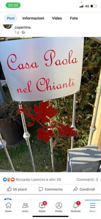 Bed and Breakfast Casa Paola nel Chianti Castelnuovo Berardenga Esterno foto